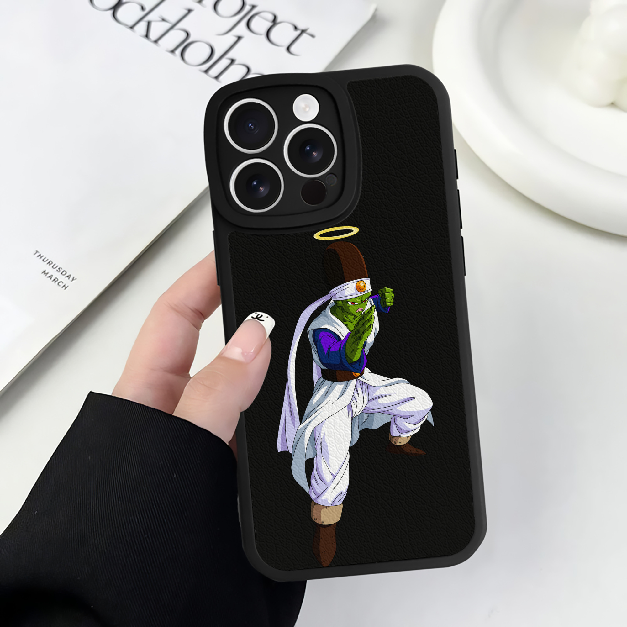 （画像用） ドラゴンボール パイクーハン DRAGON BALL Pikkon 【iPhone 16シリーズ対応】シリコンスマホケース（レザー調） 材質：シリコン